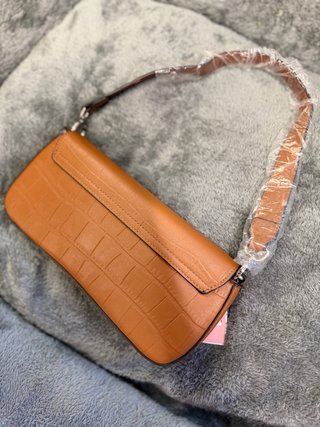 Borsa Labelrose fashion bag Marrone Coccodrillo