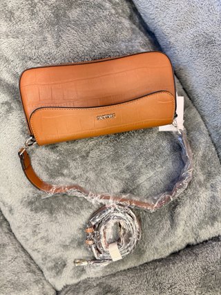 Borsa Labelrose fashion bag Marrone Coccodrillo