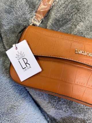 Borsa Labelrose fashion bag Marrone Coccodrillo