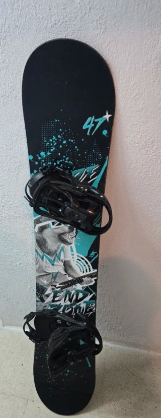 Tabla Snowboard con Fijaciones