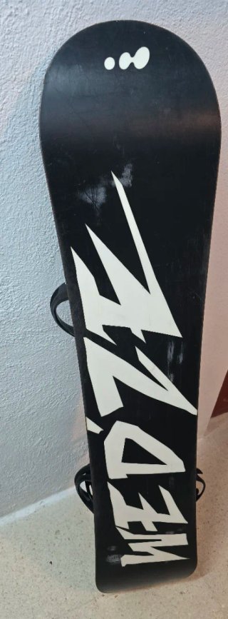 Tabla Snowboard con Fijaciones