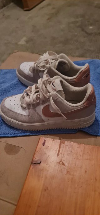 Zapatillas Nike Air Force 1 Talla 36 Beige/Rosa