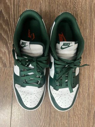 Nike Dunk Low Retro Verdes y Blancas