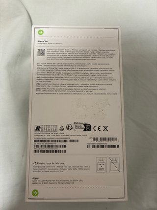 iPhone 16e Negro 128GB   precio negociable