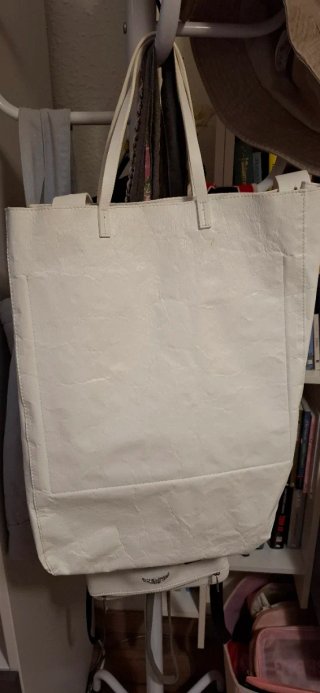 Bolso Adolfo Domínguez Blanco Paper