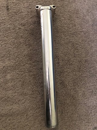 Tija MTB Vintage 31,6mm Plata