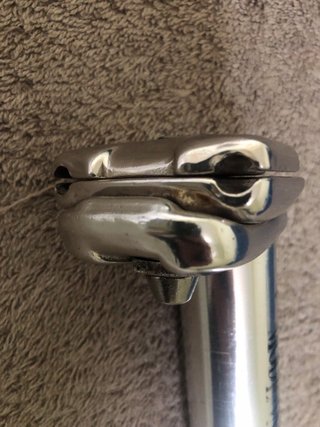 Tija MTB Vintage 31,6mm Plata