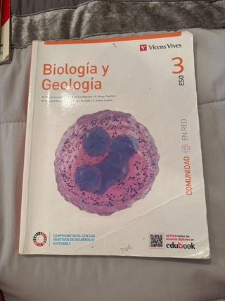 Libro Biología y Geología 3 ESO Vicens Vives