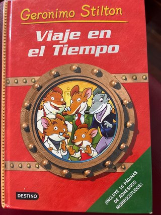 Libro de Geronimo Stilton: Viaje en el tiempo