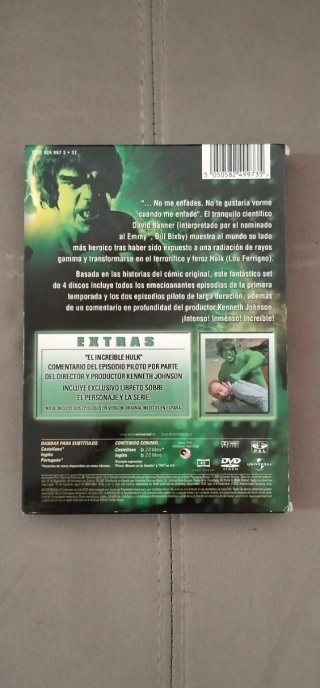 El Increíble Hulk Serie DVD Temporada 1