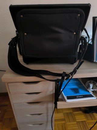 Acordeón Excelsior 96 bajos con MIDI y amplificado