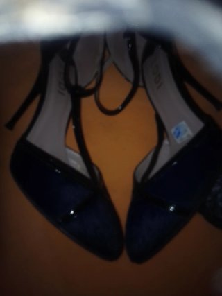 Zapatos de tacón Lodie negros y azules
