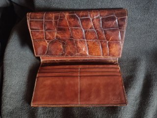 Cartera Piel Cocodrilo del Nilo