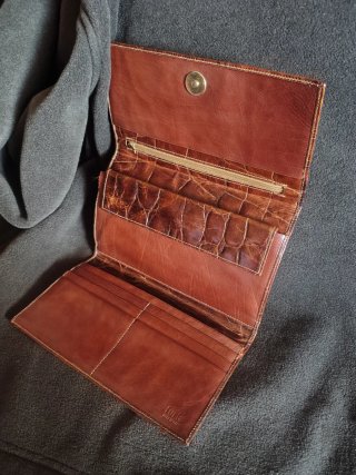 Cartera Piel Cocodrilo del Nilo