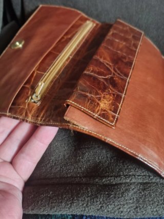 Cartera Piel Cocodrilo del Nilo