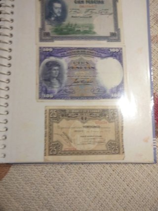 Lote Billetes Antiguos Pesetas España