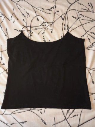 Camiseta tirantes Adolfo Domínguez negra