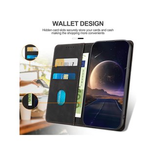 Custodia in pelle per Samsung Galaxy A20 A30 con portafoglio