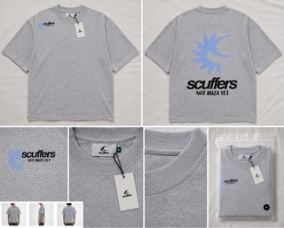 Camiseta Scuffers Not Ibiza Yet Gris Talla M