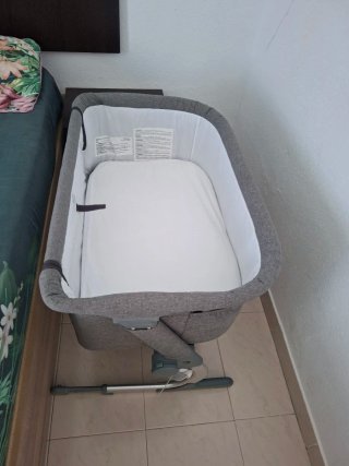 Cuna de bebé colecho gris Kinderkraft