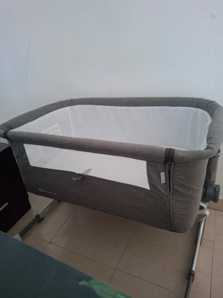 Cuna de bebé colecho gris Kinderkraft