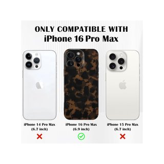 Newseego cover iPhone 16 Pro Max leopardo vintage