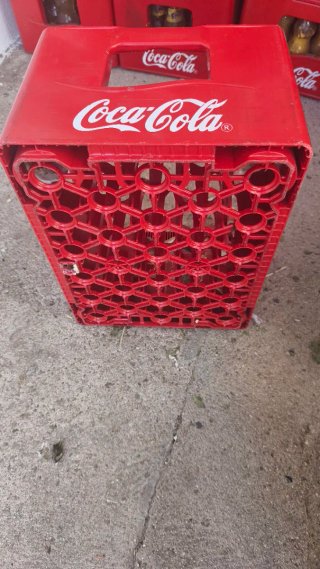 Caja Coca Cola Roja Plástico