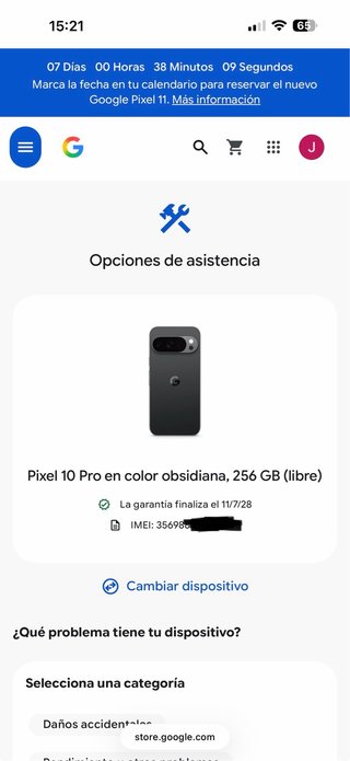 Google Pixel 10 Pro 256 GB Sin Abrir