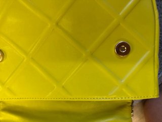 Borsa Labelrose Gialla stile coco chanel