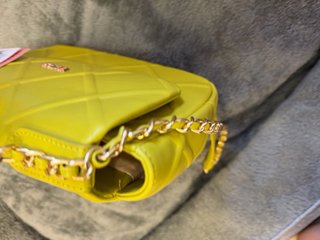 Borsa Labelrose Gialla stile coco chanel
