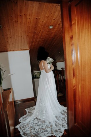 Vestido de Novia y Zapatos