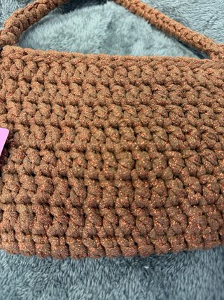 Borsa a mano in maglia