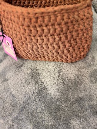 Borsa a mano in maglia