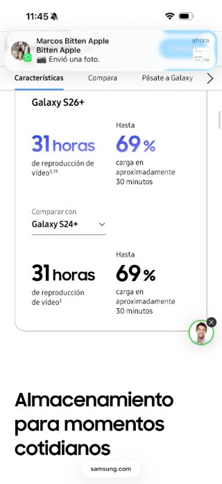 SAMSUNG GALAXY S26 PLUS 256GB//NUEVO!!GARANTÍA!!CA