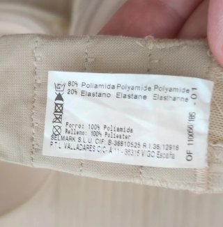 Sujetador Selmark Eden Push Up beige T/95 B