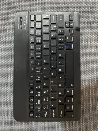 Funda Tablet / Portátil Azul + Teclado Inalámbrico