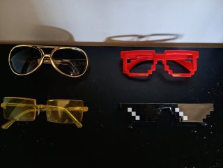 Lote 4 Gafas Divertidas Fiesta