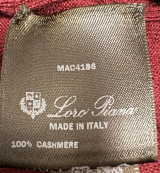 Maglione Loro Piana donna rosso taglia S