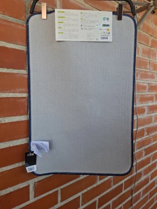 Alfombrilla de baño azul