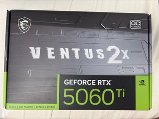 RTX 5060 Ti MSI Ventus 2X