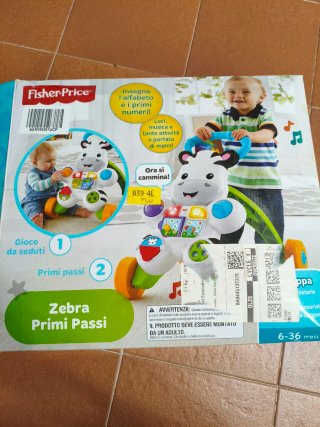 primi passi zebra Fisher Price