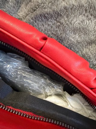 Borsa Labelrose rossa trapuntata stile elegante