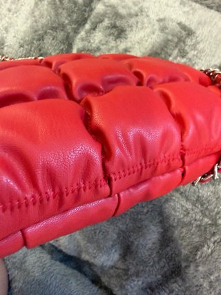 Borsa Labelrose rossa trapuntata stile elegante