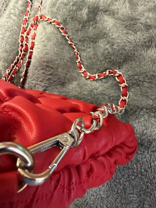 Borsa Labelrose rossa trapuntata stile elegante