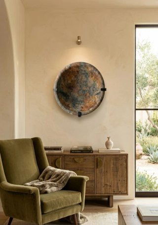 Lebrillo Antique  40 cm + Soporte Colgar
