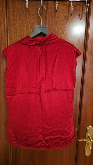 Camisa sin mangas Carolina Herrera Roja