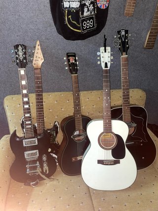 Guitarra Acústica Blanca