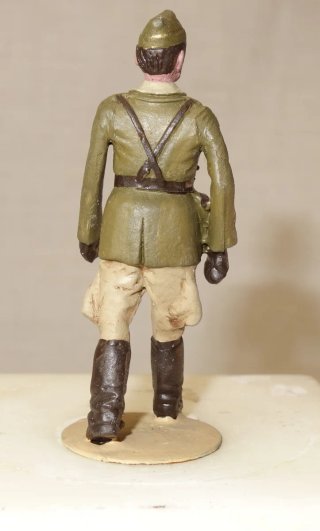 Figura Plomo 54mm Alymer 800 Oficial Guerra Civil