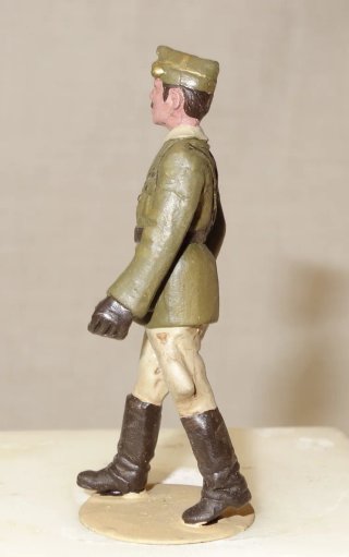 Figura Plomo 54mm Alymer 800 Oficial Guerra Civil
