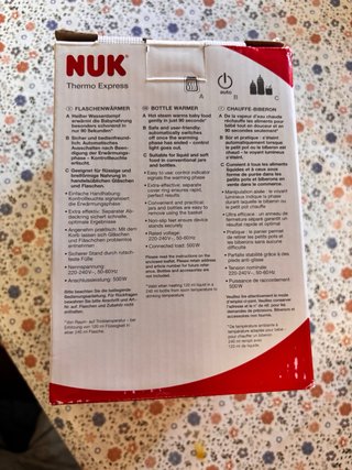 Calientabiberones NUK Thermo Express